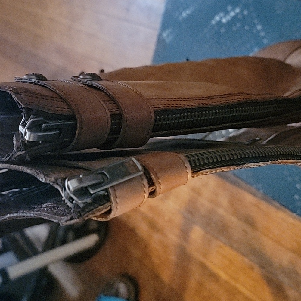 Brown Lace-Up Knee-High Boots - Picture 4 of 4